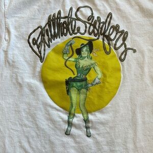 Butthole Surfers rodeo cowgirl lasso shirt.